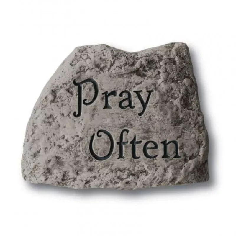 8″ Garden Stone – Pray Often