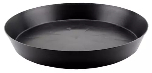 Black Premium Plastic Saucer 18 in (10/Cs)