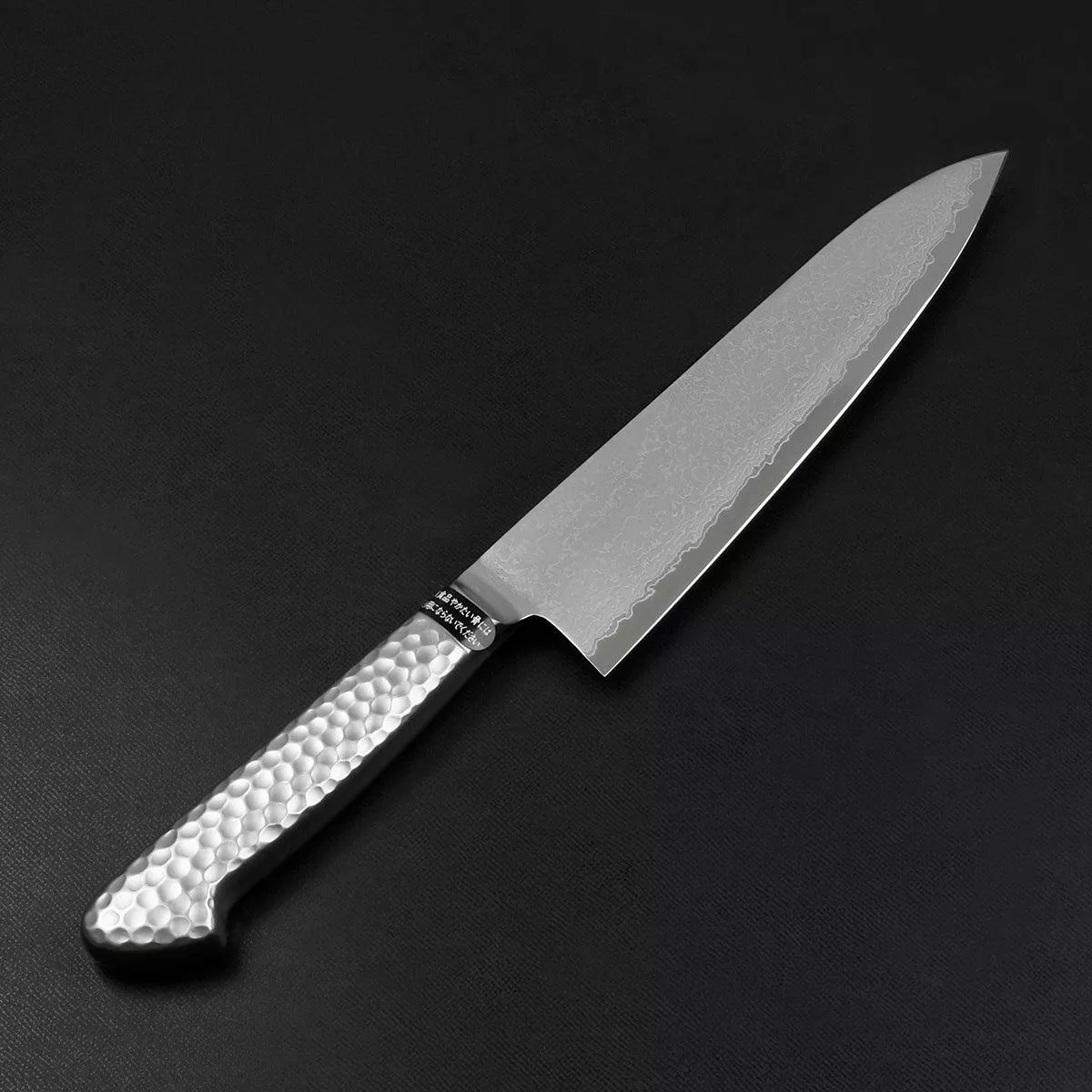 ”HONMAMON ” Gyuto Stainless and Nickel Damascus, 180mm