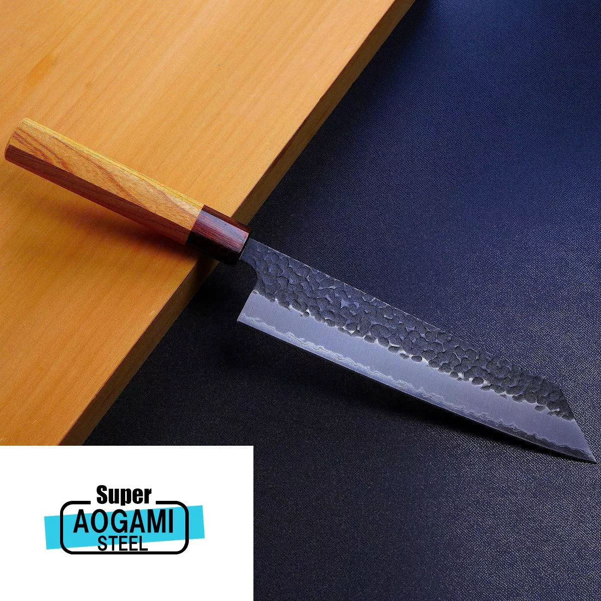 ”HONMAMON ” Kiritsuke Gyuto Aogami Super Steel, 210mm