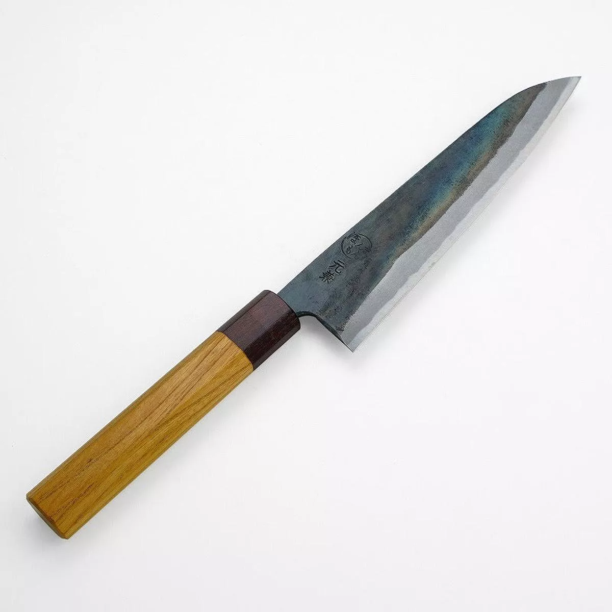 ”MOTOKANE ” Kurouchi Gyuto Aogami Steel no.1, Zelkova Handle, 180mm