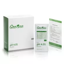 NEW GroLine pH 4.01 Buffer Sachets, 20 mL (25 pcs.)
