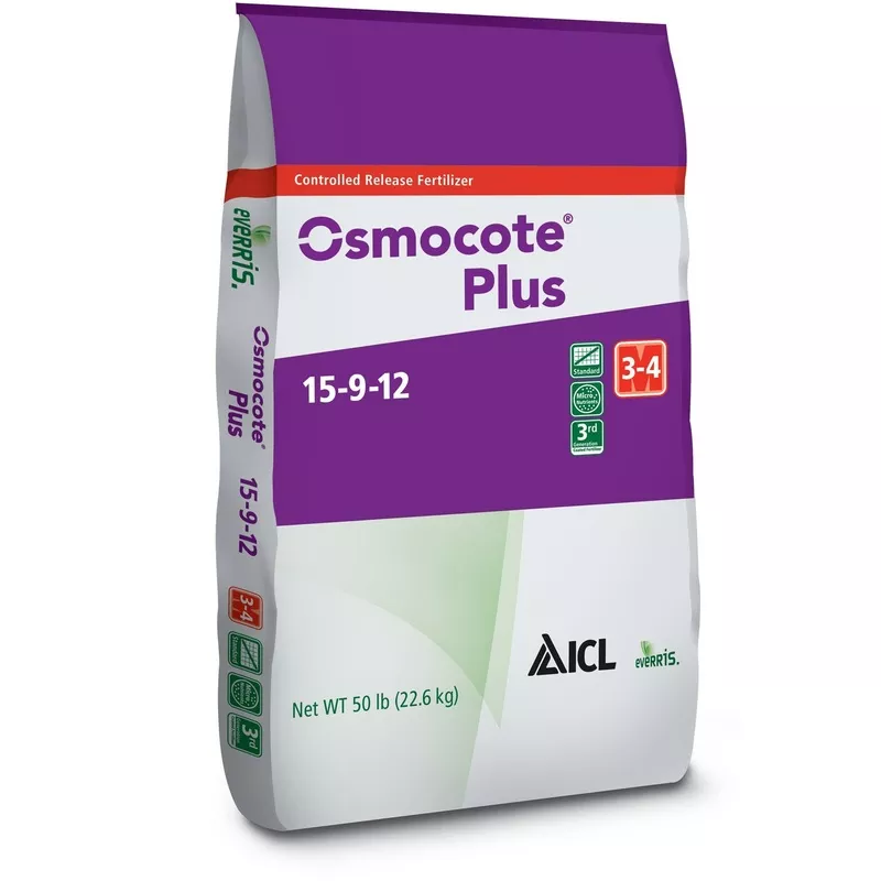 Osmocote Plus 15-9-12 Controlled Release Fertilizer – 50 Lbs. (3-4 Months)