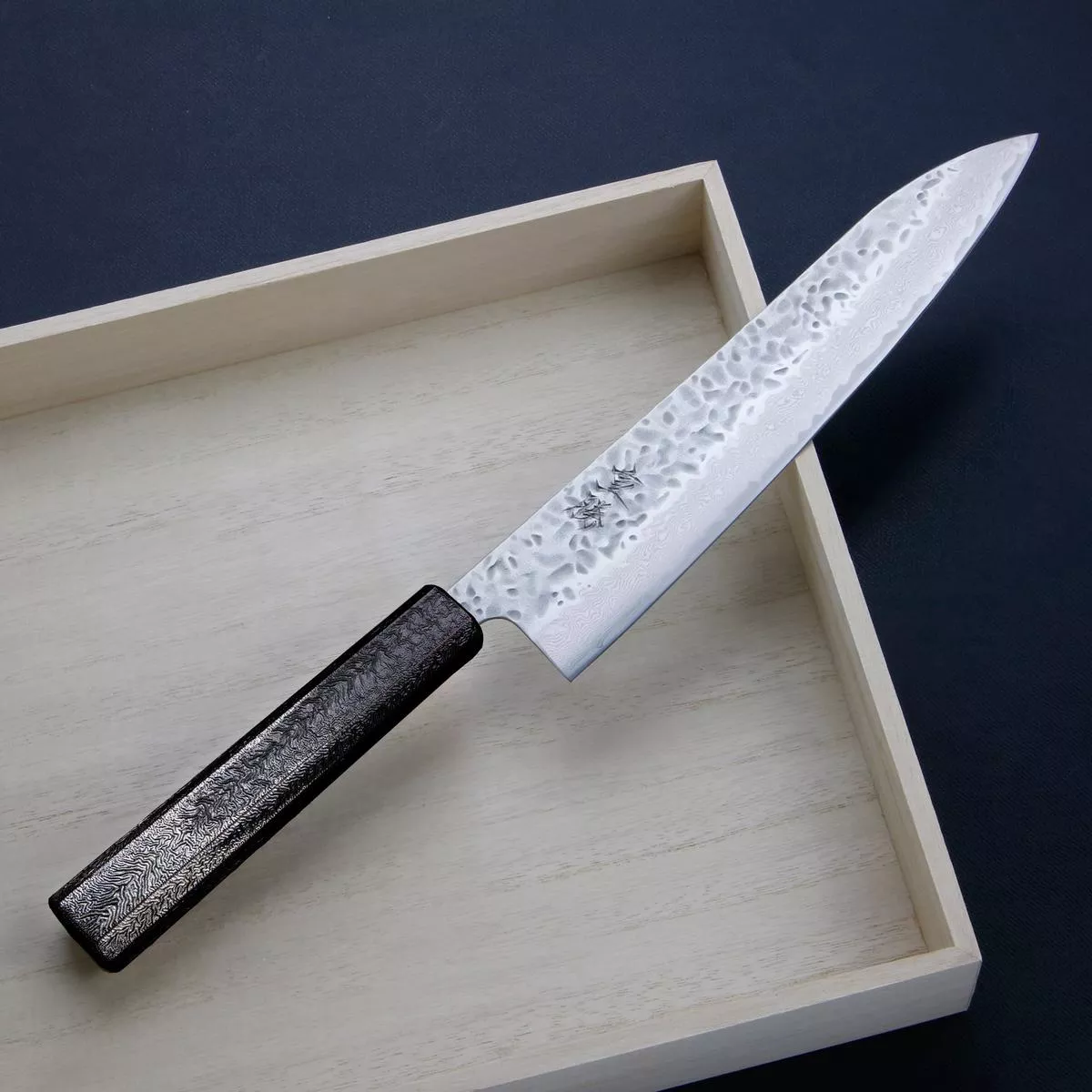 ”SHIGEKATSU ” Gyuto AUS10 Hammered 67 Laminated Damascus, 210mm