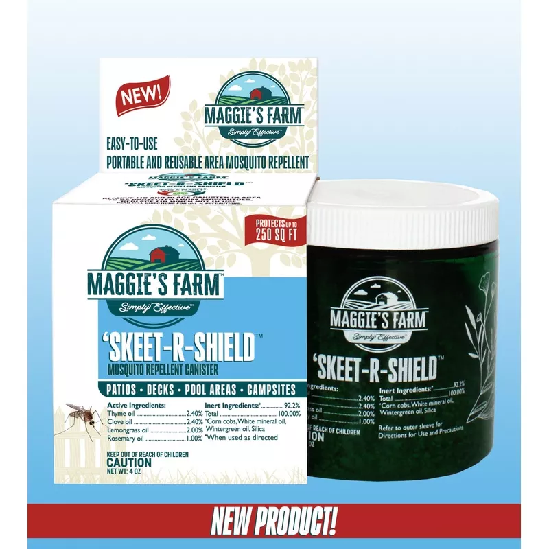 ‘Skeet-R-Shield Mosquito Repellent Canister