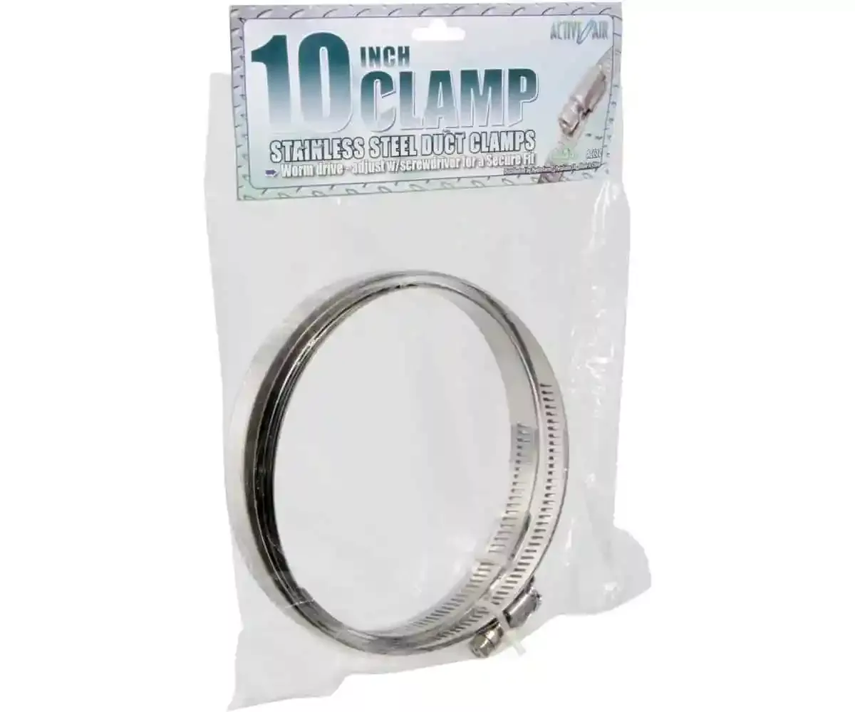 Stainless Steel Duct Clamps – 10″