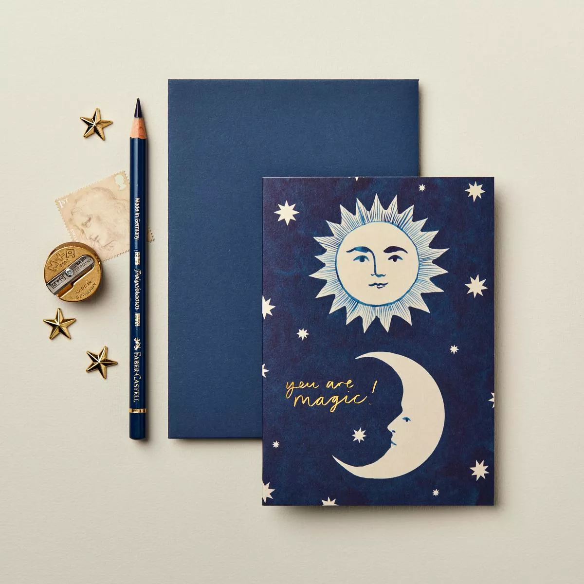 ’You Are Magic ’ Sun and Moon Greetings Card